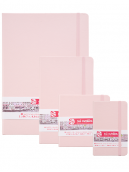 Libreta Sketchbook Art Creation Rosa Pastel 140gr 80 Hojas