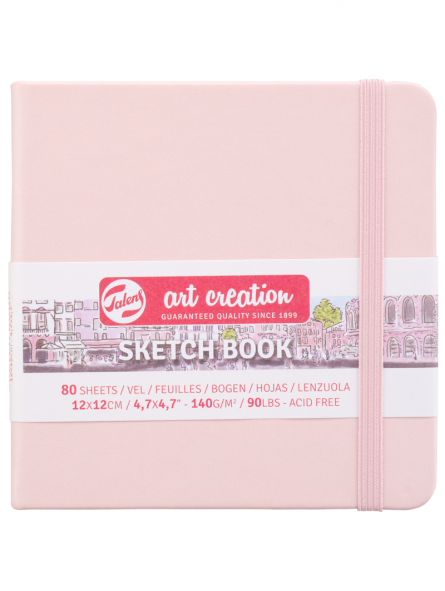 Libreta Sketchbook Art Creation Rosa Pastel 140gr 80 Hojas