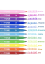 Marcadores Twintone Tombow Set Rainbow 12 Colores TB61526