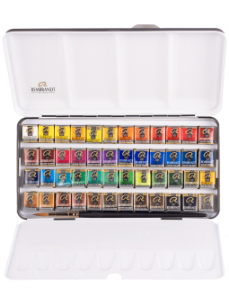 Acuarela en Pastillas Rembrandt Caja Metálica Set 48 Colores 05838648