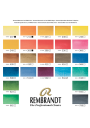 Acuarela en Pastillas Rembrandt Caja Metálica Set 24 Colores 05838625