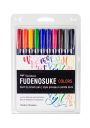 Marcador Fudenosuke Tombow Set 10 Colores TB56429