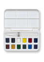 Acuarela en Pastillas Cotman Winsor & Newton Set 12 + Pincel Con Depósito de Agua 0390658