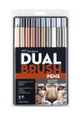 Marcadores Tombow Dual Brush Set 20 Colores Paleta Natural TB56194