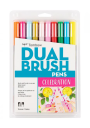 Marcadores Tombow Dual Brush Set 10 Colores Celebración TB56215