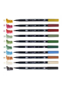 Marcadores Tombow Dual Brush Set 10 Colores Vacaciones TB56195