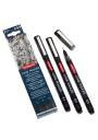 Tiralíneas Derwent Line Maker Set 3 Negros 2305560