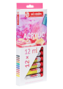 Acrílicos Art Creation Set 12 Colores 12ml 9021712M