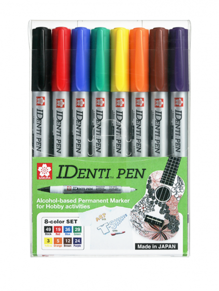 Estuche 36 rotuladores permanetes sketch markers doble punta base