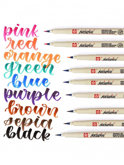 Marcadores Sakura Pigma Brush