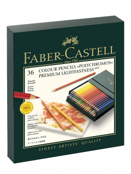 Lápices de Colores Polychromos Faber Castell Estuche 36 Lápices FC110038