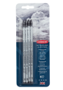 Lápiz Grafito Acuarelable Graphitone Derwent Set 4 34304