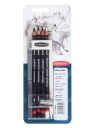 Set Carboncillo Materiales Mixto Derwent 9 Piezas 700664