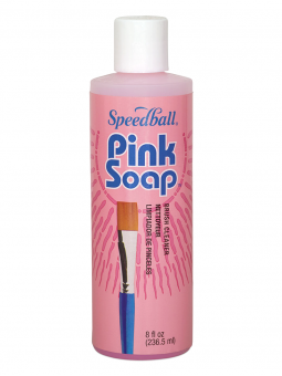 Limpiador De Pinceles Pink Soap Speedball 8oz 132-65