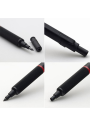 Portamina Rotring Rapid Pro 2mm de Metal Negro 1904260