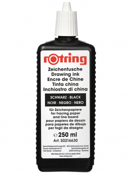 Tinta China Rotring 250ml Negra S0216630