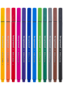 Marcadores Punta Fina Bruynzeel Set 12 Colores 60241112