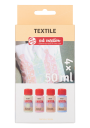 Pintura Textil Art Creation Set 4 Colores Pasteles 50ml 401900001