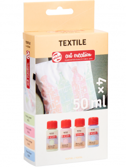 Pintura Textil Art Creation Set 4 Colores Pasteles 50ml 401900001