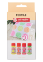 Pintura Textil Art Creation Set 4 Colores Neón 50ml 401900002