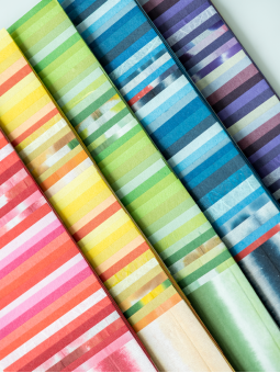 Papel Washi Teñido a Mano Awagami 7.5x7.5cm 40 Hojas