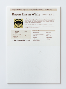 Papel Washi Dibujo Y Grabado Rayon Unryu Awagami 85gr A4 AW8429815