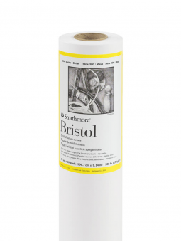 Rollo Papel Bristol Dibujo Strathmore Serie 300 270gr 1.067 x 9.14 mt