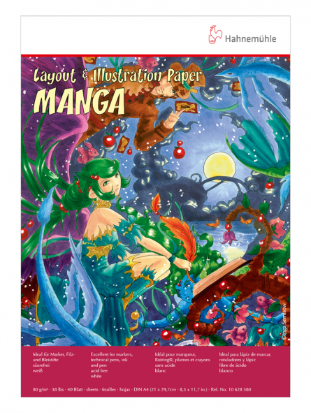 Bloc Graduate Manga Marker Layout 50 feuilles format A4 de Canson