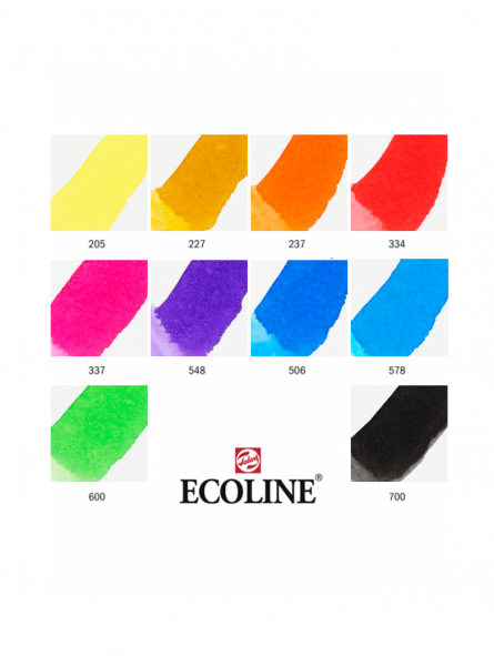 Ecoline Brush Pen set 10 colours (11509007)