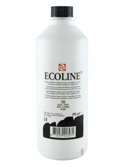 Acuarela Líquida Ecoline 490ml Negro 11727000