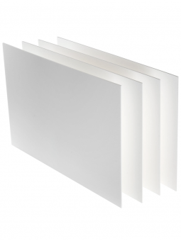 La Casa del Artesano-Carton pluma de 5mm Foamboard de 70x100cms color blanco
