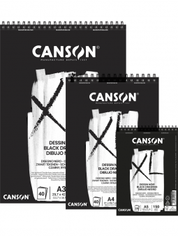 Croquera Dibujo Canson XL Negra 150gr