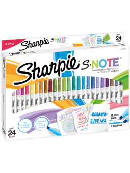 Destacadores Sharpie Note Set 24 Tonos Pasteles 2133101