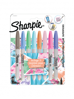 Marcadores Permanentes Sharpie Punta Fina Set 8 Pastel 2102521