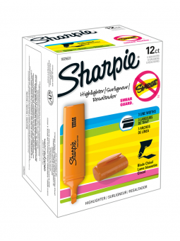 Destacadores Sharpie Blade Caja 12 Unidades