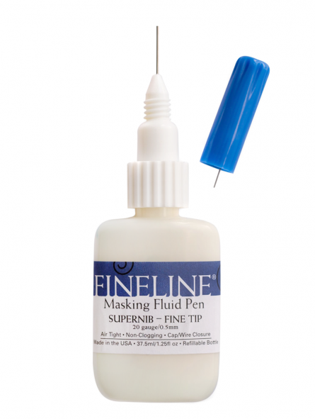 Fineline Resist Pen - Masking Fluid 20 Gauge (0.5 mm) Tip, 1.25 Oz