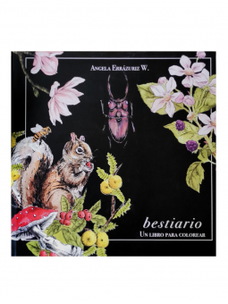 Libro para Colorear Bestiario | Ángela Errázuriz LIBROBESTIA