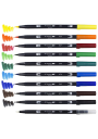 Marcadores Tombow Dual Brush Set 10 Colores Primarios TB56167