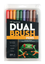 Marcadores Tombow Dual Brush Set 10 Colores Secundarios TB56168