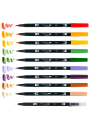 Marcadores Tombow Dual Brush Set 10 Colores Secundarios TB56168