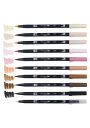 Marcadores Tombow Dual Brush Set 10 Colores Retrato TB56170