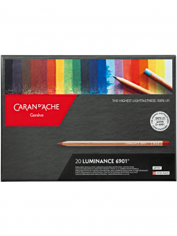 Lápices de Colores Luminance 6901 Caran D Ache Set 20 Colores CA6901720