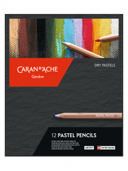 Lápices Pastel Caran D Ache Set 12 Colores CA788312