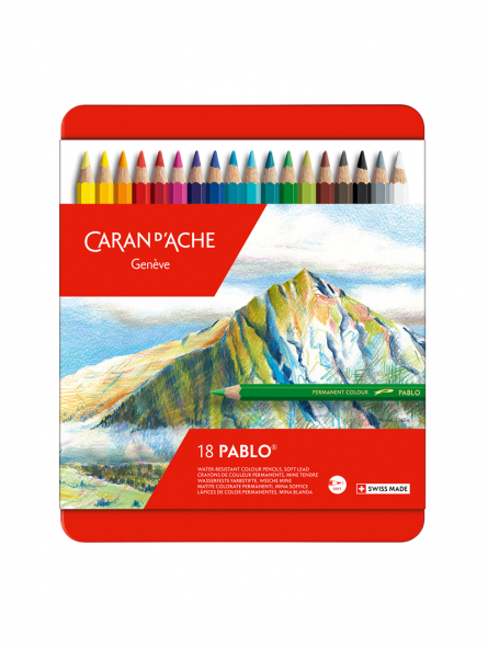 Lápices de Colores Pablo Caran D Ache Set 18 CA666318