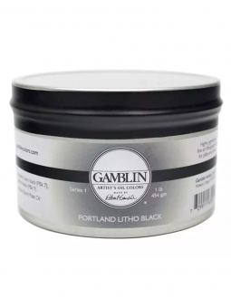 Tinta Grabado Gamblin Litografía Portland Black 1lb L3001