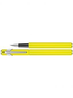 Pluma Metal Caran D Ache 849 Amarillo Fluor CA840470