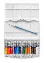 Acuarela en Tubo Cotman Winsor & Newton Set 12 Caja Plástica 0390377