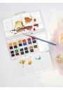 Acuarela en Pastillas Cotman Winsor & Newton Set 24 Colores 0390 376