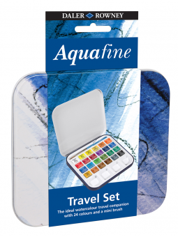 Acuarela en Pastillas Daler Rowney Aquafine Travel Set 24 131900924