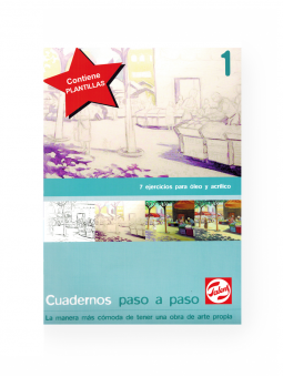 Cuaderno Paso a Paso para Óleo y Acrílico con Plantillas Talens 91141001